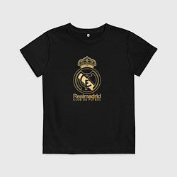 Детская футболка Real Madrid gold logo