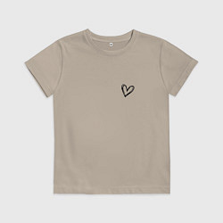 Детская футболка Сердечко крохотное
