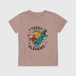 Детская футболка T-Rex Christmas