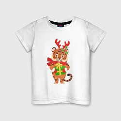 Детская футболка Тигр с подарками 2022