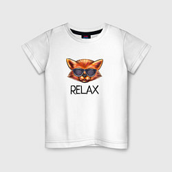 Детская футболка Лиc relax