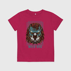 Детская футболка Бульдог в ошейнике