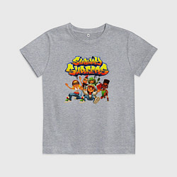 Детская футболка Subway Surfers персонажи