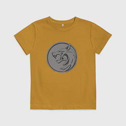 Детская футболка The Witcher эмблема две стороны