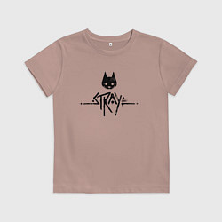 Детская футболка Stray: Black Logo