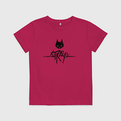 Детская футболка Stray: Black Logo