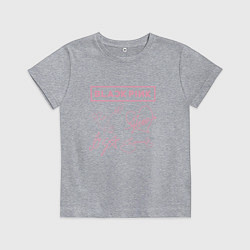 Детская футболка BLACKPINK АВТОГРАФЫ БЛЭКПИНК