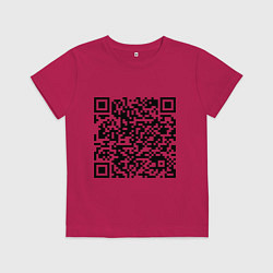 Детская футболка QR-код Скала Джонсон
