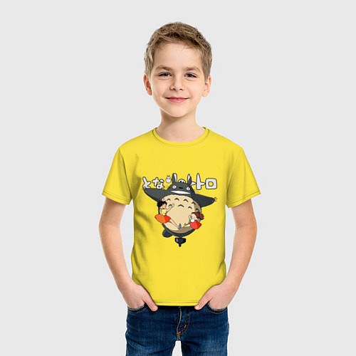 Детская футболка Child flight / Желтый – фото 3