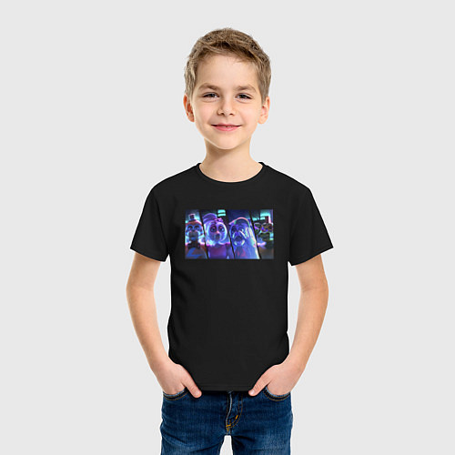 Детская футболка Freddy, Glamrock Chica, Glamrock Roxy & Montgomery / Черный – фото 3