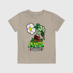 Детская футболка Plants vs Zombies рука зомби