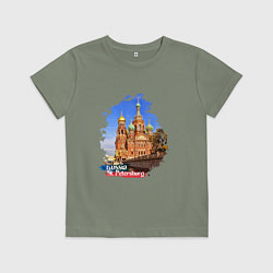 Детская футболка Путешествие Санкт-Петербург Россия