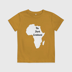 Детская футболка The Dark Continent Африка