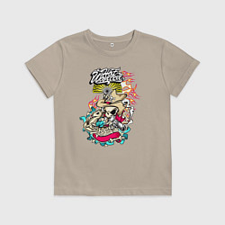 Детская футболка Скелет с пистолетом