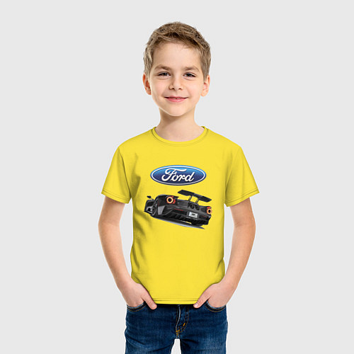 Детская футболка Ford Performance Motorsport / Желтый – фото 3