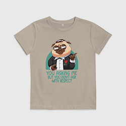 Детская футболка Мопс в костюме