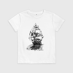 Детская футболка Pacific ocean Frigate