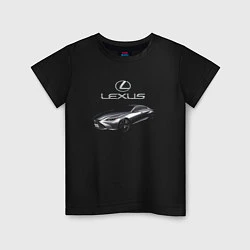 Футболка хлопковая детская Lexus Concept Prestige, цвет: черный
