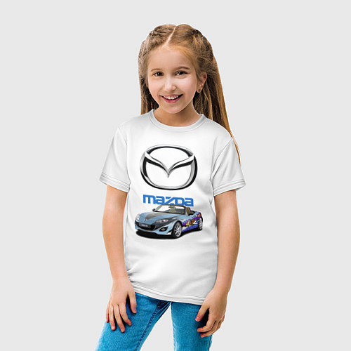 Детская футболка Mazda Japan / Белый – фото 4
