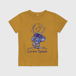Детская футболка Lorem Ipsum Space