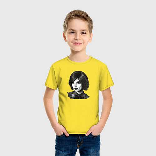 Детская футболка Элис / Желтый – фото 3