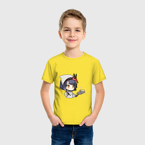 Детская футболка Вкусняшка от Сары / Желтый – фото 3