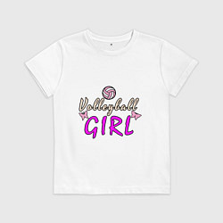 Детская футболка Volleyball - Girl