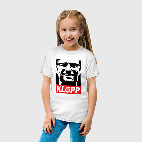 Детская футболка Klopp / Белый – фото 4