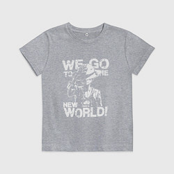 Детская футболка WE GO TO THE NEW WORLD ВАНПИС