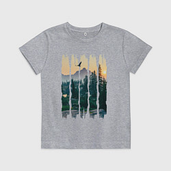 Детская футболка Горные Походы и Птицы