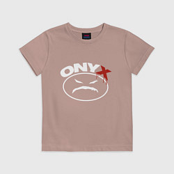 Футболка хлопковая детская Onyх, цвет: пыльно-розовый