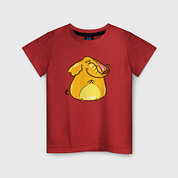 Детская футболка Желтый слон