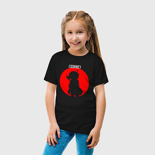 Детская футболка Силуэт Эрис Бореас / Черный – фото 4