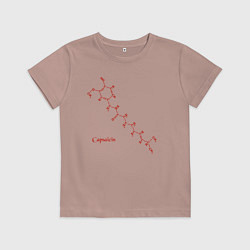 Детская футболка Капсаицин острый элемент перца