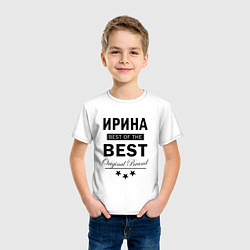 Футболка хлопковая детская ИРИНА BEST OF THE BEST, цвет: белый — фото 2