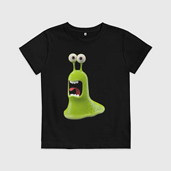 Детская футболка Испуганный слизняк