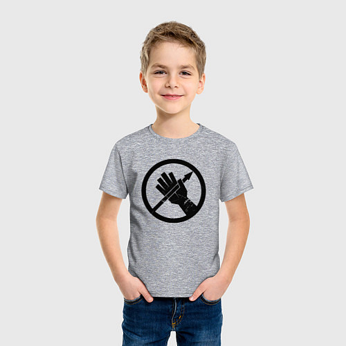 Детская футболка Альфа-1 / Меланж – фото 3