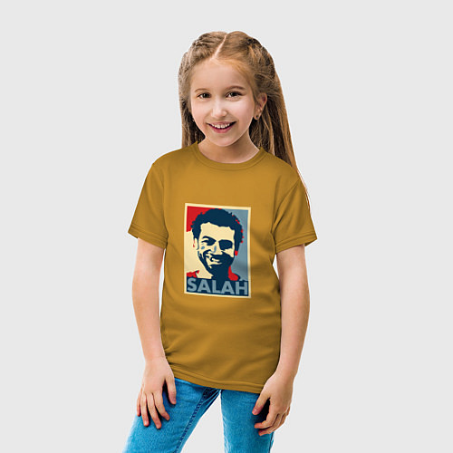 Детская футболка Salah Obey / Горчичный – фото 4