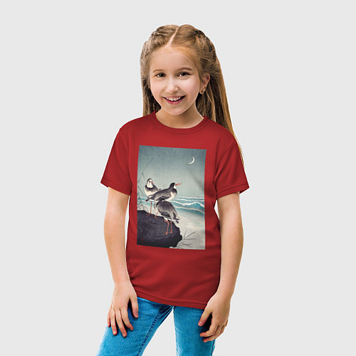 Детская футболка Snipes at the Shore / Красный – фото 4