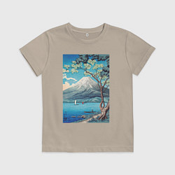 Детская футболка Mount Fuji from Lake Yamanaka Гора Фудзи