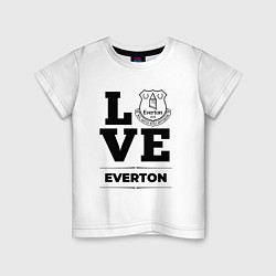 Детская футболка Everton Love Классика