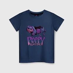 Футболка хлопковая детская POPPY PLAYTIME PJ Pug-a-Pillar, цвет: тёмно-синий