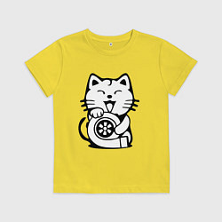 Детская футболка JDM Cat & Engine Japan