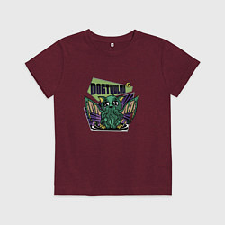 Детская футболка Милый Ктулху щенок Cute Dogthulhu Cthulhu