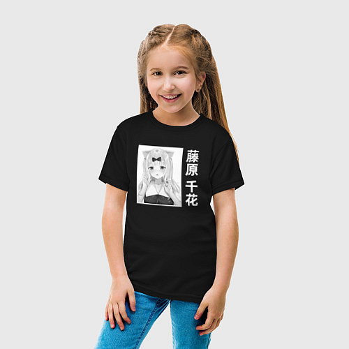 Детская футболка Чика art / Черный – фото 4