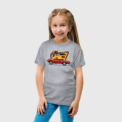 Детская футболка Classic ride / Меланж – фото 4