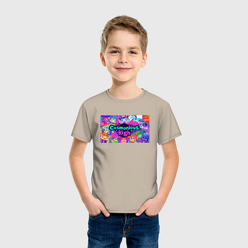 Детская футболка Cosmonious High art / Миндальный – фото 3