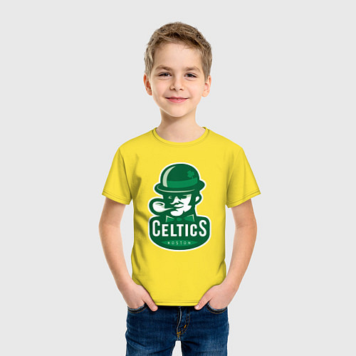 Детская футболка Celtics Team / Желтый – фото 3