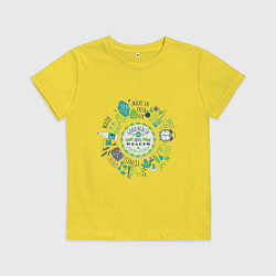 Детская футболка GOOD HEALTH IS ABOVE WEALTH HEALTHY LIFESTYLE