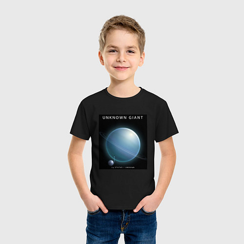 Детская футболка Unknown Giant Неизвестный Гигант Space collections / Черный – фото 3